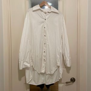 Button down shirt dress